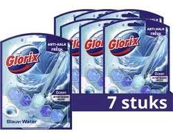 Glorix - WC blokjes - Ocean - 7 Stuks - Voordeelverpakking