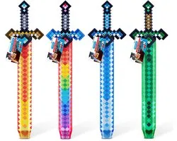 XSHOT Role Play Pixel Sword (4 pièces) by ZURU