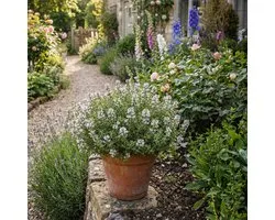Bloomique - Lot de 6 - Thymus vulgaris - Thym véritable - Rustique - Plantes balcon - Plantes aromatiques - Parfumées - Hauteur 10-20 cm - Pot 9 cm