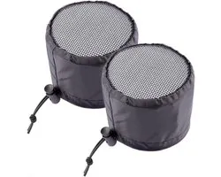 2 filtres de conduit - hotte de ventilation pour plantes - hotte de ventilation pour tente de culture pour serre intérieure, ventilateur d'extraction 15 x 13,5 cm (noir)