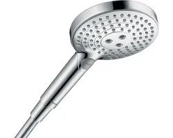 Hansgrohe Raindance Select S handdouche - 12cm - powderrain - green - ecosmart - chroom
