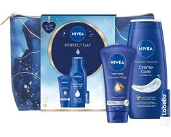 Nivea Geschenkset met Toilettas, handcreme, labello & Bodymilk - Cadeauset