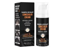 Bunee Hair & Scalp Concealer Cream Waterproof Plus Coverage 50ml Black