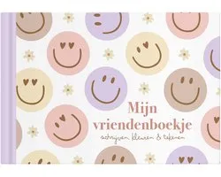 Writemoments - Smiley vriendenboekje - Kleuren, tekenen & invullen - Meisje