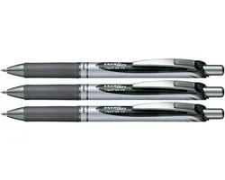 Pentel gel Pentel EnerGel BL77 Zwart - Lot de 3