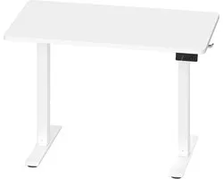 VASAGLE - Bureau - Elektrisch Verstelbaar Bureau - Met Geheugenfunctie en Herinnering - 80 x 50 cm