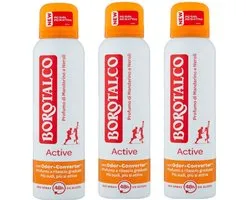 Déo Spray Borotalco - Mandarine Active et néroli - 3 x 150 ml
