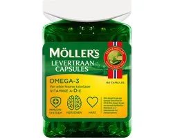 Möller's Omega-3 levertraan 160cap