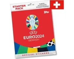 Autocollant Topps EURO 2024 - Starter Pack - ÉDITION SUISSE