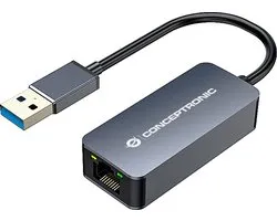 USB naar 2.5GbE netwerkadapter, USB 3.0, Wake-on-LAN, compatibel met Nintendo Switch