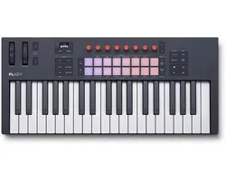 Novation FLkey 37 MK2 - MIDI Keyboard Controller voor FL Studio - 37 Toetsen - 16 RGB Pads - 8 Endless Encoders - OLED Display