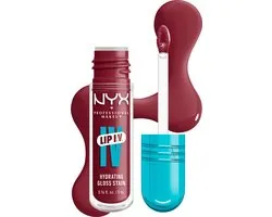 NYX Professional Make Up Lip IV 07 Bubblegum Burst Hydraterende Lipgloss - Tot 12 uur hydratatie - Verrijkt met Magnesium, Vitamine B12 en Kokoswater - 5ml