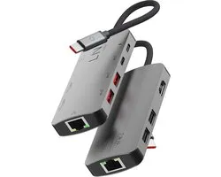 LINQ Connects Pro Multiport Hub 8in1 USB-C (8K Video/Audio 7.1 Surround) USB-C, HDMI, Ethernet, SD- en - ShopVlot