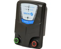 Nemtek Agri 10km - Schrikdraadapparaat Lichtnet en Accu - 1 Joule Output (incl. adapter en aansluitklemmen)