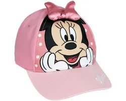Disney Minnie Mouse Pet – Roze Kinder Pet met Strik – Zomer & Strand
