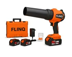 FlinQ Handblazer Premium - Draadloze Bladblazer met accu - Multi inzetbaar - Borselloze Motor - incl 2 accu's & oorbeschermers