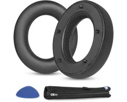 Coussinets serre-tête pour casque de remplacement - Compatible avec Focal Elegia Clear MG Clear Elear Utopia Elex Stellia - Noir (PL)