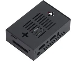Cryfokt Premium Koelbehuizing van Zinklegering met Ventilator voor Orange Pi 5 MAX - Robuuste Constructie - Eenvoudige Installatie - Uitgebreide Bescherming - voor Liefhebbers van Singleboardcomputers