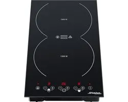 Steba IK200 - Inductiekookplaat - 2 pits - kookoppervlak ca. 24 x 40,5 cm - Touch Control - 8 standen - timer