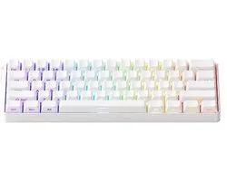 AKKO MONSGEEK FUN60 Ultra Shine - Through White Hall Effect Magnetische Switch 8K Hz ARGB Draadloos Hotswap Mechanisch Gaming Toetsenbord