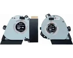 CPU + GPU koeler geschikt voor Asus ROG Zephyrus GA502IV set (L+R)