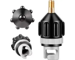 KRAKEN SUP Ventiel Adapter | Universele Compressor Adapter voor Supboard Valve | Duurzame SUP Pomp Connectie | Draagbare Ventiel Adapter | Snel & Veilig Sup-board Inflatie & Deflate | Makkelijk je SUP oppompen en leegpompen met een Compressor