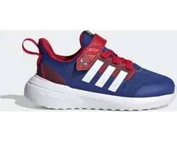 adidas Sportswear adidas x Marvel FortaRun 2.0 Spider-Man Cloudfoam Chaussures pour femmes avec Lacets élastiques et Fermetures velcro - Enfants - Blauw - 21