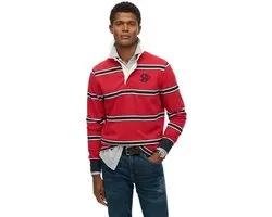 Superdry - Vintage Athletic Stripe Rugby Top - Heren - Tops