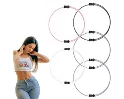 5 Pièces Bande Crop Top - Bande Crop Tuck Réglable - 91 Cm - Ceinture Élastique - Cravate de Chemise pour Femmes - Avec Boucle en Plastique Plat - Réglable - Convient aux Pulls pour Femmes T-Shirts Tops Surdimensionnés