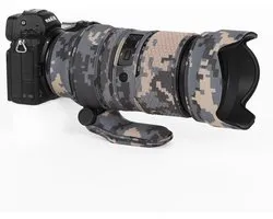 Housse d'objectif Camouflage - Étui d'objectif Résistant à la Pluie - Protection Photographie Nature - Matériau Néoprène Étanche - Pour TAMRON 50-400mm - Camouflage Numérique