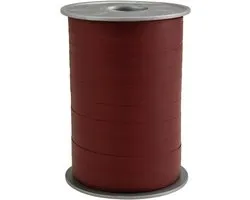 C.E. Pattberg Geschenklint - bordeaux mat, lint van 200 m in paperlook voor inpakgeschenken, 10 mm breedte, maak mooie bloemen- en babydouche-decoraties, pastelballonlinten - voor elke gelegenheid