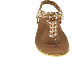 Mrchlabel Eke Dames Sandalen - Slippers - Bruin 41