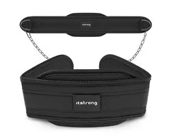 Itstrong Dip Belt - Pull Up Gewicht Riem - Dip Gordel met Ketting - Fitness Accessoires - Zwart