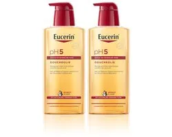 Eucerin pH5 Doucheolie - Shower Oil - 400 ml - Voordeelverpakking - Bundel van 2