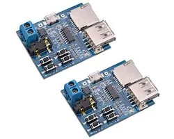 MP3 Decoder Player Module met Audio Amplifier - 2 Stuks
