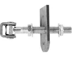 2 x SO-TECH® verstelbare deurscharnier M20 x 190 mm met U-vormige laspunten