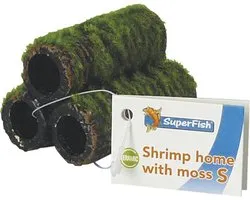 Superfish Shrimp Home Met Mos - Aquarium - Ornament - M