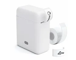 Labelprinter - Labelmaker - Draadloze Bluetooth Thermische Printer - Draagbare Stickerprinter met 3 Rollen Etiketten - Smart APP met 40+ Lettertypen - Voor Adres Verzend Organisatie en Huiselijk Gebruik