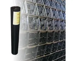Volieregaas 12 x 12mm 1,05mm 100cm x 10m zwart