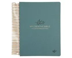 KJV Holy Bible, My Creative Bible - Illustrators Edition, Journal Space, Hardcover, King James Version, Teal Debossed