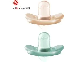 Difrax Pinky Sucette Natural - Pour bébés prématurés - (-2 à +2 Mois) - 2 pièces