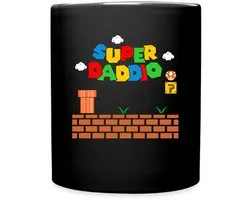 Tasse Super Daddio Retro Game pour la Fête des Pères Uni