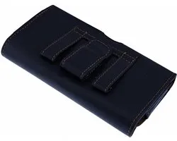 Étui en cuir PU avec étui de Riem Zwart Samsung Galaxy S7 Edge