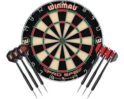 Winmau - Pro SFB Dartbord Met 2 Sets Dartpijlen