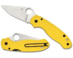 Spyderco Para 3 Lightweight Salt Yellow CPM Magnacut