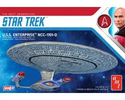 AMT Modelbouwpakket Ruimtevaart - 1126 Star Trek The Next Generation U.S.S. Enterprise NCC-1701-D - Snap-it Kit Plastic - 1:2500 - Modelbouw