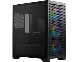Cooler Master Elite 302 Noir - M-ATX, Mini-ITX - Fenêtre - Acier - Sans alimentation - 3x 120mm ARGB Noir - USB 3.2 Gen1 Type C - Noir