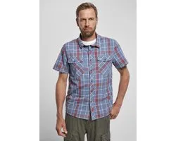 Brandit - Roadstar Overhemd - 2XL - Blauw/Rood