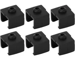 JHUBERS- Siliconenhuls Temperatuurbestendig Tot 280°C - 6 Stuks - Vlamvertragend - 3D Printer Accessoire - Ender 3 V3 SE - Gemakkelijk te Installeren - Hotend Sokken