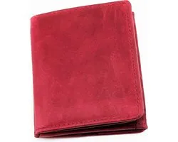 Portefeuille RFID en Cuir Bordeaux